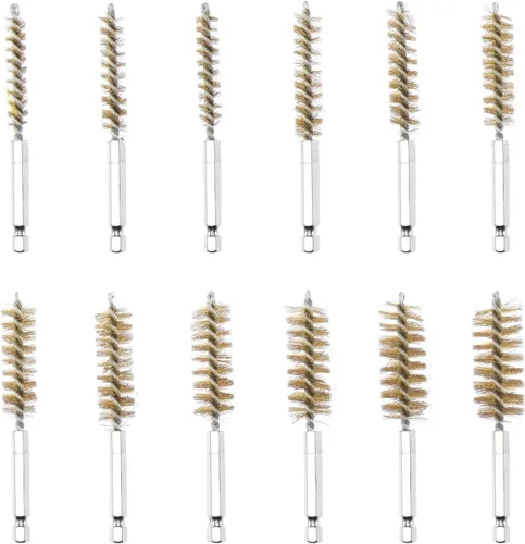 Miniatura 6 de NEIKO 00325A - Accesorios de Cepillo de Alambre para Taladro con vástago hexagonal de 1/4 pulgadas, surtido de cepillos SAE y MM, se puede montar