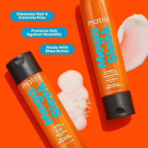 Miniatura 2 de Matrix Mega Sleek Shampoo - Smoothing and Detangling, For Dry, Damaged & Frizzy Hair