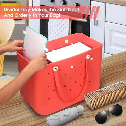 Miniatura 2 de Divisor para Bogg Bolsa Divisora Bandeja Inserción Accesorios para X Large Bogg Bag 2 Paquetes (Blanco)