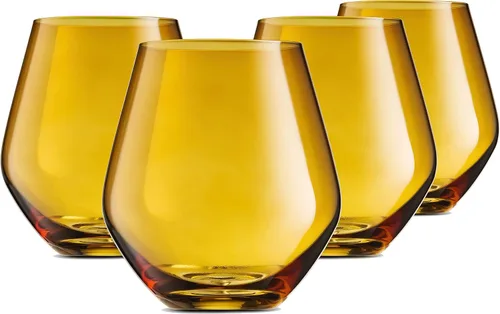 Miniatura 9 de Godinger Copas de vino, copas de vino sin tallo, copas de vino tinto, vasos para beber, copa de vino sin tallo de fabricación europea, color blanco
