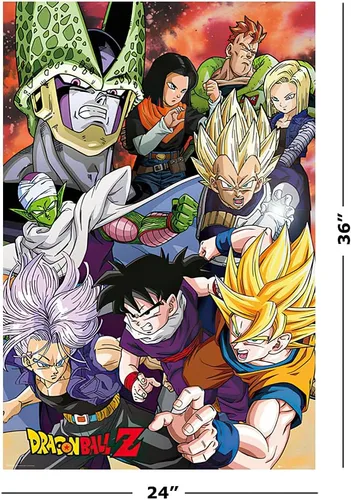 Miniatura 2 de Dragonball Z - Póster de serie de TV (serie de celdas - personajes) (tamaño: 24" x 36")