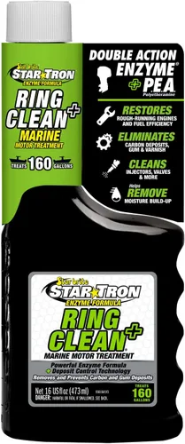 Miniatura 9 de Star Brite Star Tron Ring Clean Plus Deposit Control - Cleans Injectors, Valves, & Entire Engine to Restore Power & Efficiency - 16 OZ Treats 160