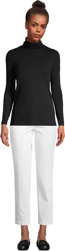 Miniatura 4 de Lands' End Supima - Suéter de cuello alto y mangas largas para mujer