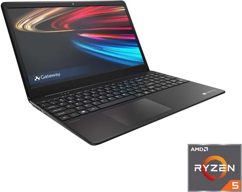 Miniatura 2 de Laptop Gateway FHD Ultra Slim de 15.6 pulgadas en negro AMD Ryzen 5 3450U (mejor que i7-8565U), 8 GB de RAM, 256 GB SSD, escáner de huellas