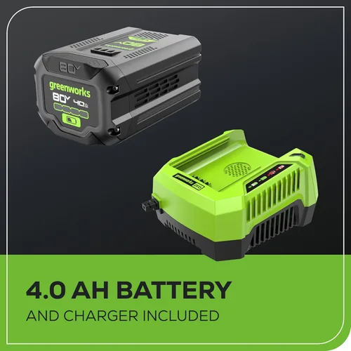 Miniatura 9 de Greenworks Cortacésped inalámbrico sin escobillas de 80 V y 21 pulgadas (autopropulsado) (más de 75 herramientas compatibles), batería de 4.0 Ah