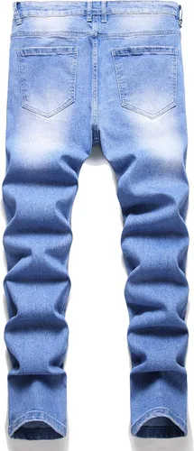 Miniatura 2 de Pantalón de jean elastizado, ajustado, moderno, para hombre.