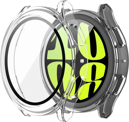 Miniatura 20 de Misxi - Juego de 2 fundas rígidas de policarbonato con protector de pantalla para Samsung Galaxy Watch 5 Galaxy Watch 4 de 40 mm, funda ultradelgada