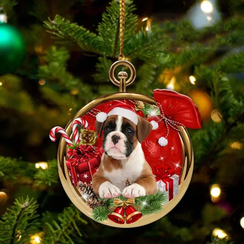 Miniatura 35 de Nazenti Adorno personalizado de bola de Navidad de pastor australiano – Adorno de perro personalizado para amantes de las mascotas, colgante
