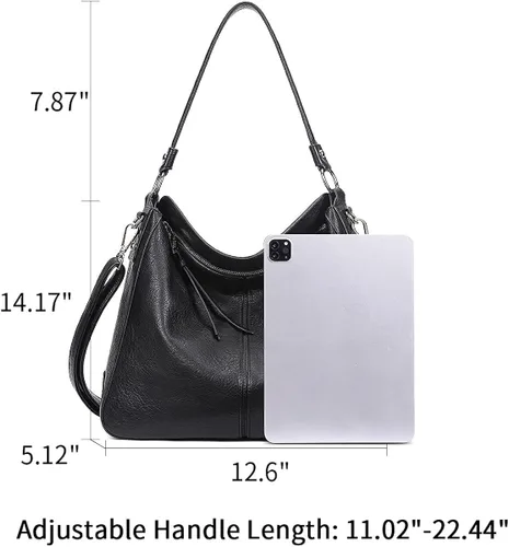 Miniatura 5 de CLUCI Cartera de mujer grande de cuero diseñador cremallera alrededor titular de la tarjeta de viaje embrague muñeca negro paquetes con mujer cuero
