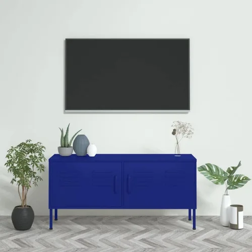 Miniatura 19 de Soporte de TV de metal de acero con almacenamiento, gabinete de TV de metal clásico, mesa consola de entretenimiento con estantes de almacenamiento