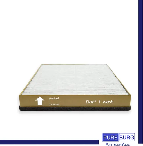 Miniatura 4 de PUREBURG Filtro de repuesto compatible con purificadores de aire TaoTronics TT-AP002 y VAVA VA-EE008, paquete de 2, carbón activado HEPA 2 en 1