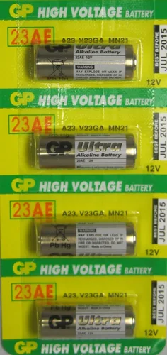 Miniatura 5 de GP Baterías de alto voltaje 12v A23 23AE x 24