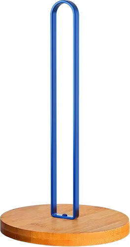 Miniatura 11 de TONLEA Toallero de madera para encimera, soporte para toallas de cocina con base antideslizante para baño, color negro, 2