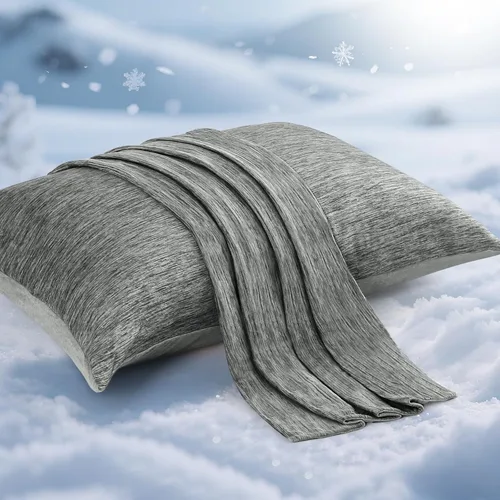 Miniatura 14 de Elegear Fundas de almohada refrescantes para personas que duermen con calor, fundas de almohada refrescantes japonesas Q-Max 0.5, en ambos lados