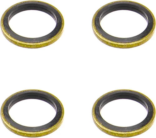 Miniatura 5 de 2 juegos de accesorios de tornillo de púas para manguera de banjo M12, tornillo de banjo, arandela aplastante, kit para automóvil y motocicleta