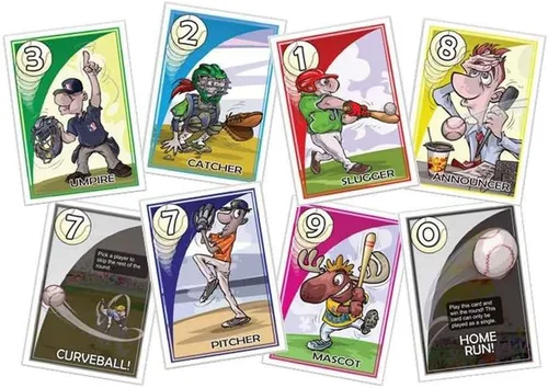 Miniatura 2 de Curve Ball - Juego de cartas de béisbol para fanáticos del béisbol, familias y niños