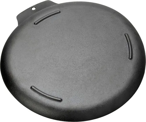 Miniatura 2 de Outset 76378 Scallop - Parrilla de hierro fundido y sartén para servir, color negro