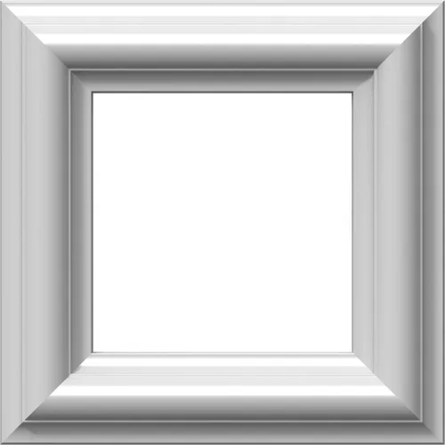 Ekena Millwork PNL08X08AS-01 Panel de pared clásico moldeado Wainscot Ashford de 20 cm de ancho x 20 cm de alto x 1 cm de profundidad