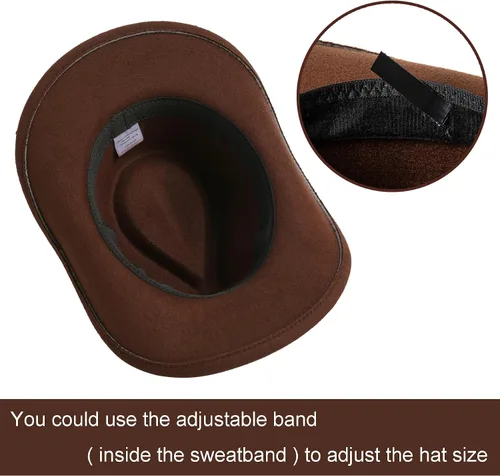 Miniatura 4 de Jastore Sombreros de vaquero para bebés, niños y niñas, sombreros de vaquera, sombreros occidentales para niños