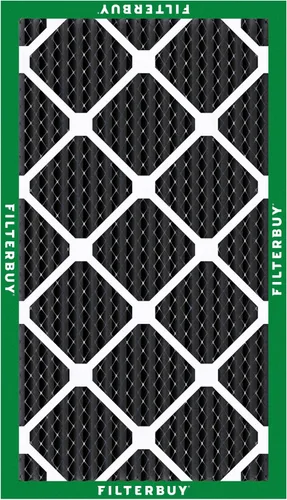 Miniatura 9 de Filterbuy MERV 10 - Filtro de aire de 12 x 24 x 1 pulgadas, defensa de olores y alergias con carbón activado (paquete de 5), filtros electrostáticos