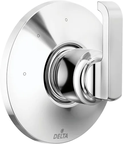 Miniatura 5 de Delta Faucet Tetra - Kit de moldura desviadora de mango de ducha de 3 ajustes, kit de moldura de válvula desviadora negra, desviador de ducha, negro