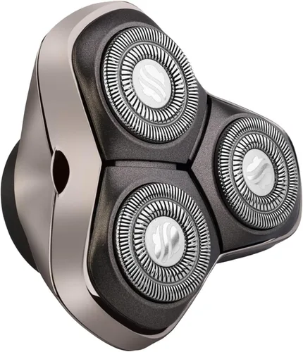 Skull Shaver Forte PRO - Cuchilla de repuesto de 3 cabezales - Acero inoxidable hipoalergénico - Afeitado más rápido - Flexibilidad de contorno -