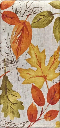 Miniatura 7 de Elrene Home Fashions - Servilletas de tela con estampado de hojas de otoño, 17 x 17 pulgadas, juego de 8