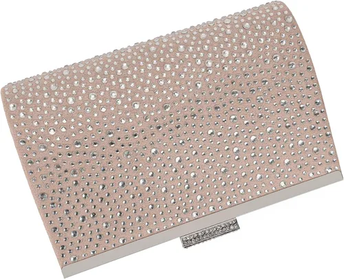 Miniatura 5 de DEXMAY Crystal Clutch Purse for Women Rhinestone Frame Clutch Handbag for Party