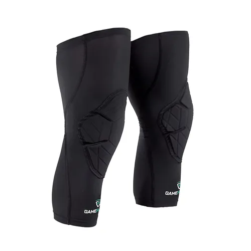 Miniatura 3 de Rodilleras Protección de articulaciones de manga de compresión Tecnología de absorción de impactos Hombres Mujeres Niños, Negro, Talla S
