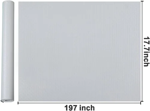 Miniatura 7 de Forro de estante impermeable sin deslizamiento para cajones para baño, tapetes de gabinete de cocina no adhesivos de plástico EVA en rollo