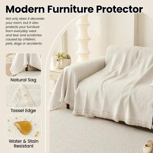 Miniatura 3 de Funda para Sillón de Sofá de Chenilla Lavable Protector de Muebles Funda para Sofá Reclinable de 1 Pieza Cojín Resistente a Manchas Funda para Silla