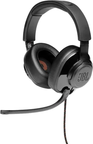 Miniatura 9 de JBL Quantum 200 - Wired Over-Ear Gaming Headset with Voice Focus Directional flip-up mic and Memory Foam Ear Cushions (Black) (Pack of 4)