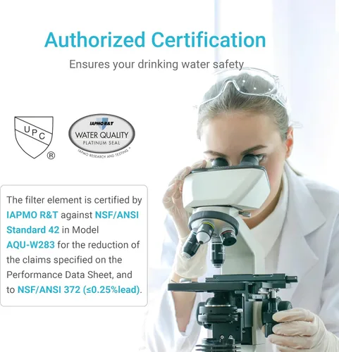 Miniatura 3 de AQUA CREST Filtro de agua de repuesto 51300C para Elkay® 51300C, [SIN CHIP] Compatible con estaciones de llenado de botellas Elkay® ezH20® y Halsey