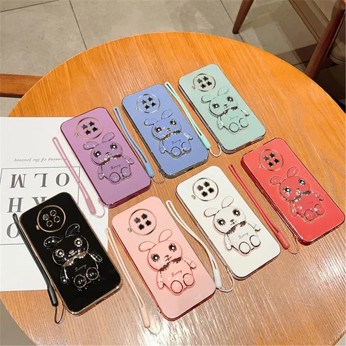 Miniatura 3 de Funda compatible con Redmi Note 9 Pro Funda de teléfono TPU Silicona Soporte galvanizado Suave Durable Caída Protección a prueba de golpes para 7