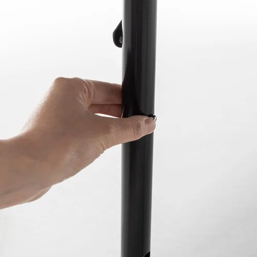 Miniatura 7 de BTEXPERT Juego de 2, mesa plegable de utilidad de 4 pies, ligera, altura ajustable, portátil, con asa de transporte, para interiores y exteriores