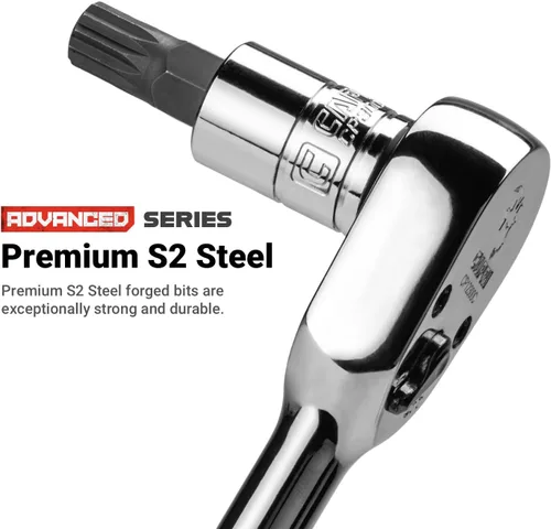 Miniatura 2 de Capri Tools 30037 14mm XZN Triple Square Bit Socket con transmisión de 1/2 pulgada