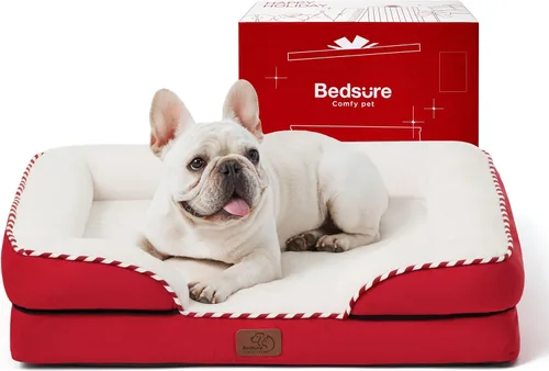Miniatura 69 de Bedsure Cama ortopédica XL para perros extragrandes, cama lavable para perros y gatos, impermeable, cómodo sofá para perros con funda extraíble Gris