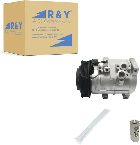 RYC Kit de compresor de aire acondicionado automotriz KT AI64 (se adapta a Honda Pilot 3.5L 2005, 2006, 2007, 2008; compatible con Acura MDX 3.5L