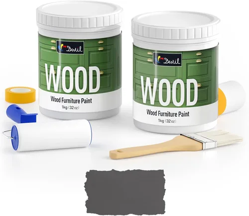 Miniatura 16 de DWIL Pintura para Muebles con Acabado Mate - Pintura para Madera de 16 Oz para Gabinetes, Puertas, Mesas y Cómodas Renovación - A Base de Agua, No