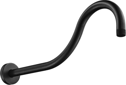 Miniatura 12 de Brazo de ducha montado en el techo de extensión de acero inoxidable de alta densidad y brida para brazo de ducha de rosca engrosada U4999-SS de 10