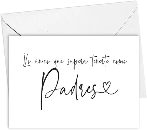 Miniatura 14 de Tarjeta de Anuncio de Embarazo en Español para Abuela, Nueva Tarjeta de Revelación de Bebé Bisabuela, Tarjeta para Abuela de Nieto y Nieta, Nueva