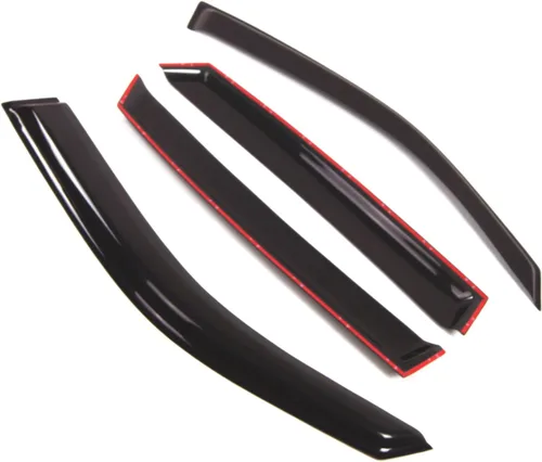 Miniatura 2 de Visor de ventana compatible con Mercedes ML320 ML350 1998-2005, DGWV2-318, deflector de montaje exterior, protector de lluvia, humo oscuro, juego