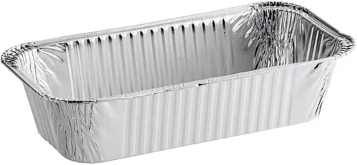 Miniatura 2 de Pan desechable de aluminio de 5 libras con tapa de aluminio para hornear pasteles, pastel de carne y lasaña (10)