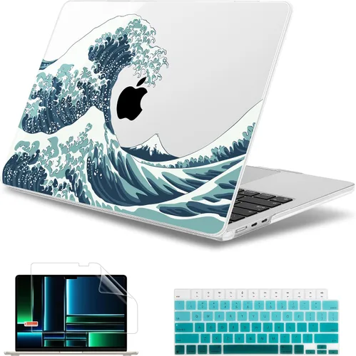 May Chen para M4 MacBook Air de 13.6 pulgadas Funda 2025 2024 2023 2022 Modelos: A3240 A3113 M3 A2681 M2, Carcasa de plástico rígido para MacBook