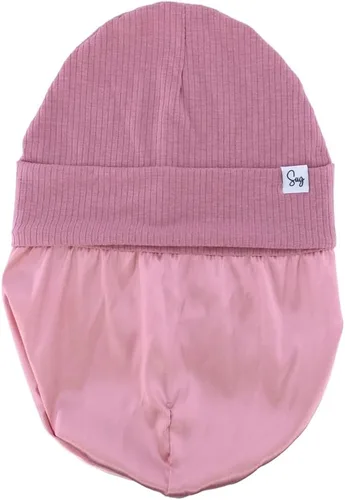 Miniatura 226 de Gorro de punto para recién nacido, para niños y niñas, con forro de satén sedoso, gorro para niños pequeños