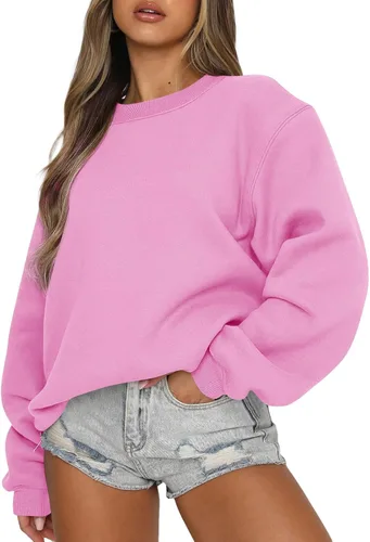 Miniatura 31 de EFAN Sudaderas de gran tamaño con cuello redondo Y2K para mujer, sudaderas con capucha para otoño, moda 2025, ropa para adolescentes y niñas, lindo