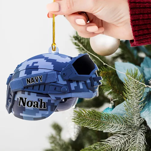 Miniatura 2 de Adornos de Navidad del ejército estadounidense, adorno de veterano para hombres y mujeres, adornos patrióticos para decoración de árbol de Navidad