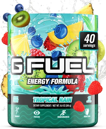 Miniatura 11 de G Fuel Hype Sauce 2.0 - Bebida energética en polvo, mezcla de cafeína preentrenamiento para juegos, amino de enfoque sin azúcar, vitamina +