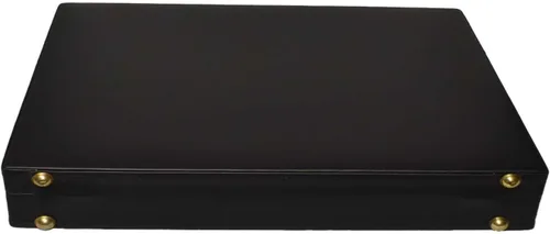 Miniatura 5 de Attache Case - Maletín lateral duro, con bloqueo de combinación doble, color negro, Negro