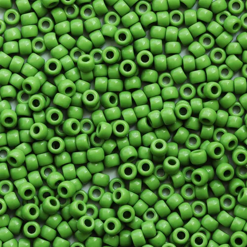 Miniatura 20 de 500 cuentas de plástico para hacer pulseras, manualidades, llaveros y decoraciones de adornos (amarillo)